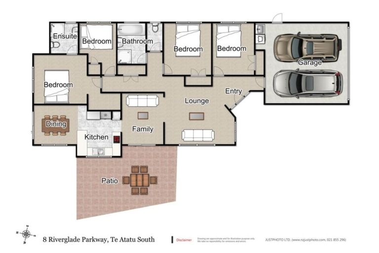 Photo of property in 8 Riverglade Parkway, Te Atatu South, Auckland, 0610