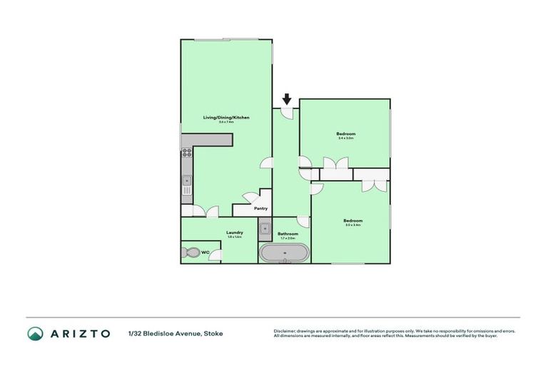 Photo of property in 1/32 Bledisloe Avenue, Stoke, Nelson, 7011