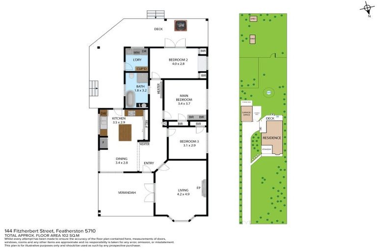 Photo of property in 144 Fitzherbert Street, Featherston, 5710