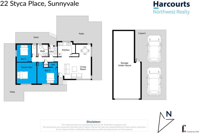 Photo of property in 22 Styca Place, Sunnyvale, Auckland, 0612