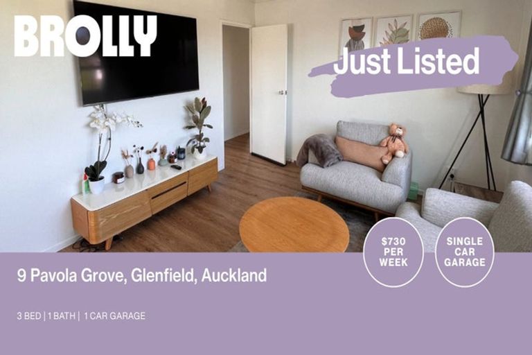 Photo of property in 9 Pavola Grove, Glenfield, Auckland, 0629