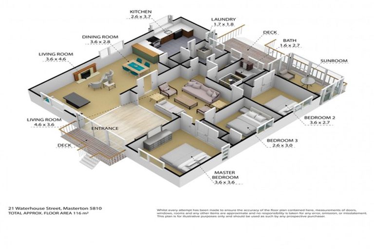 Photo of property in 21 Waterhouse Street, Masterton, 5810