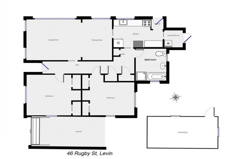 Photo of property in 46 Rugby Street, Levin, 5510