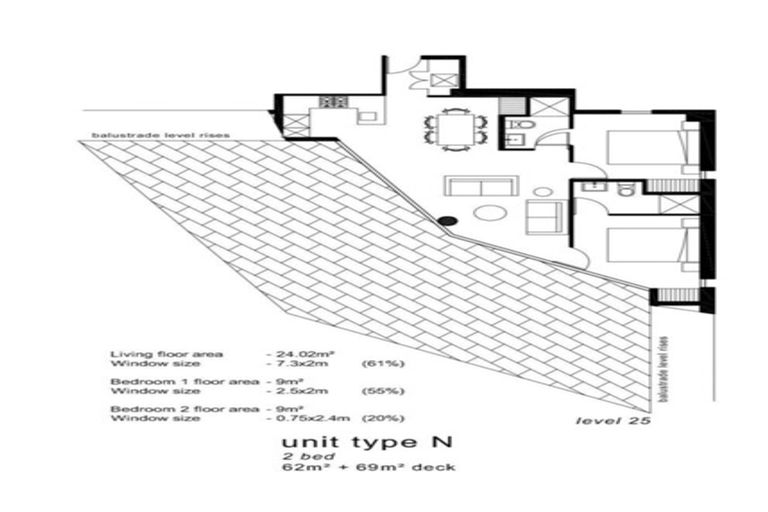 Photo of property in Queen's Residences, 2002/8 Airedale Street, Auckland Central, Auckland, 1010