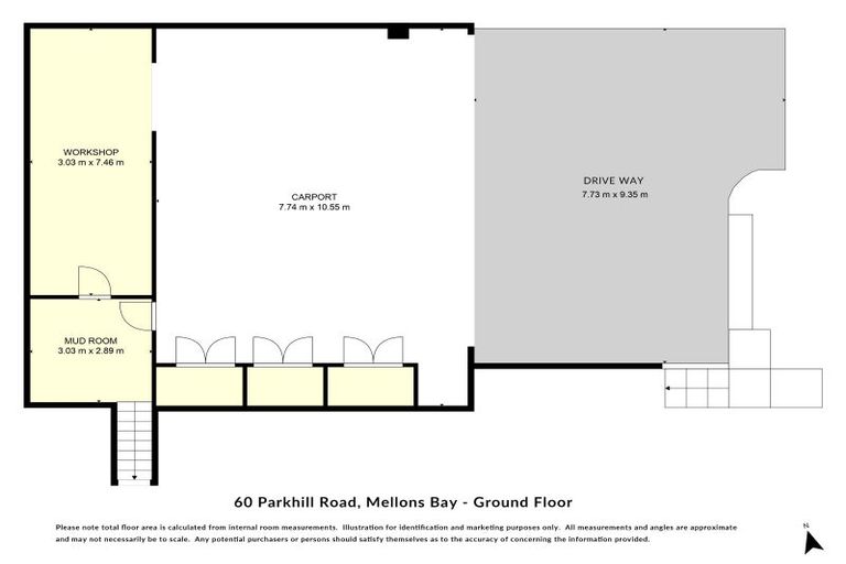 Photo of property in 60 Parkhill Road, Mellons Bay, Auckland, 2014