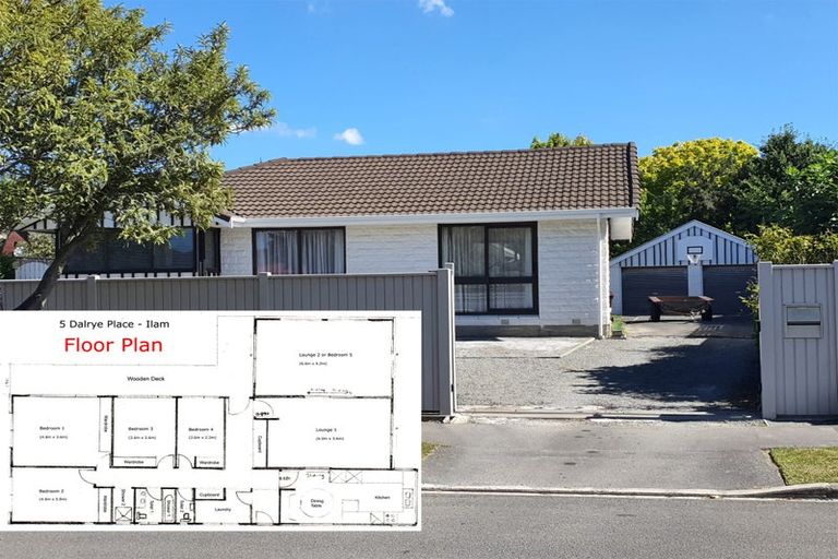 Photo of property in 5 Dalrye Place, Ilam, Christchurch, 8041