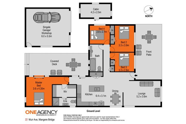 Photo of property in 22 Muir Avenue, Mangere Bridge, Auckland, 2022