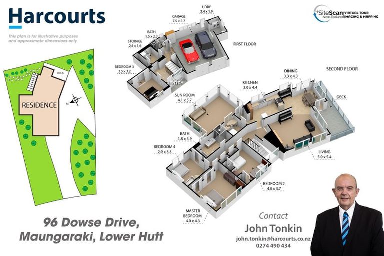 Photo of property in 96 Dowse Drive, Maungaraki, Lower Hutt, 5010