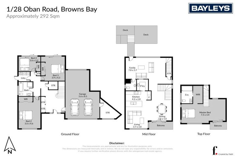 Photo of property in 1/28 Oban Road, Browns Bay, Auckland, 0630