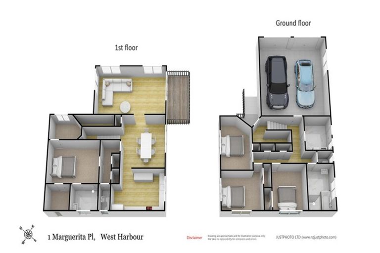 Photo of property in 1 Marguerita Place, West Harbour, Auckland, 0618