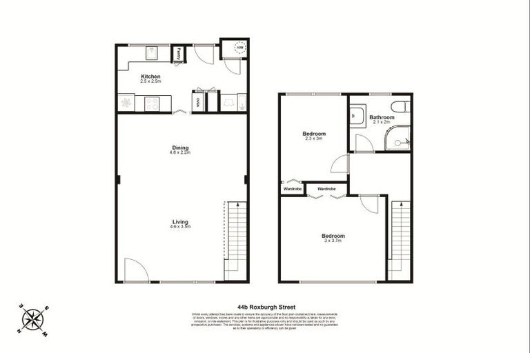 Photo of property in 44b Roxburgh Street, Mount Victoria, Wellington, 6011