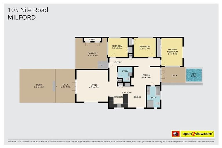 Photo of property in 1/105 Nile Road, Milford, Auckland, 0620