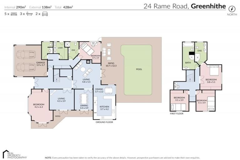 Photo of property in 24 Rame Road, Greenhithe, Auckland, 0632