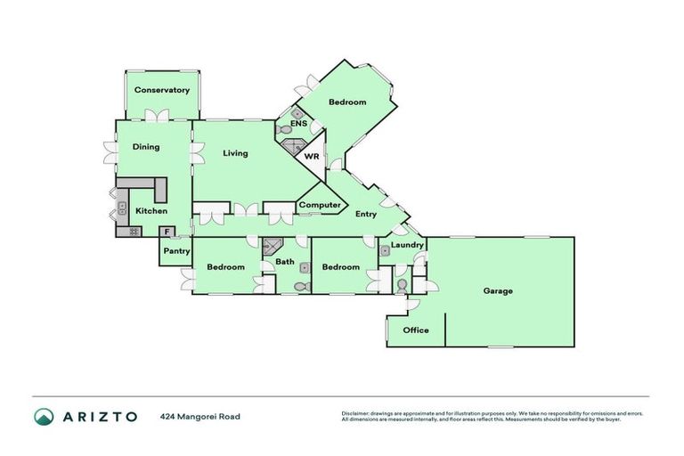 Photo of property in 424 Mangorei Road, Highlands Park, New Plymouth, 4312