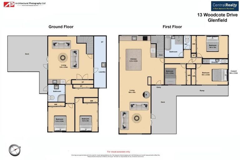 Photo of property in 13 Woodcote Drive, Glenfield, Auckland, 0629