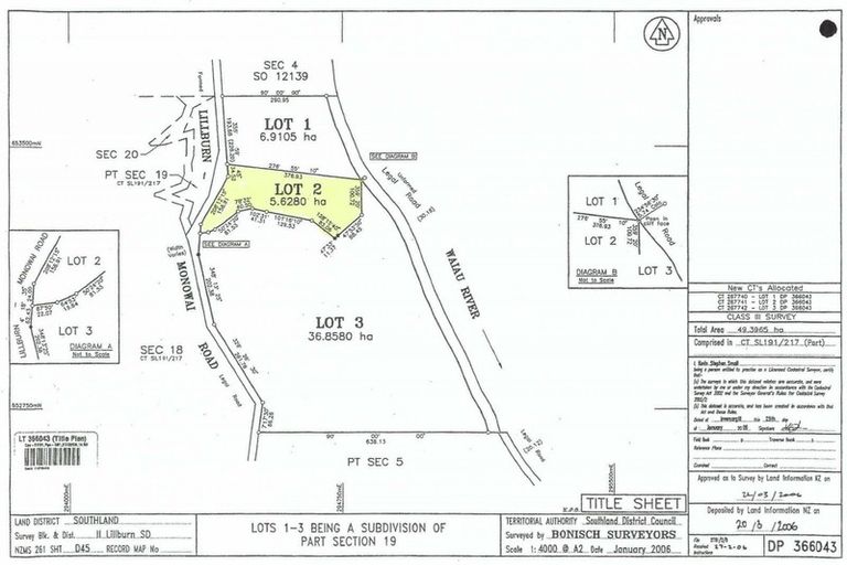 Photo of property in 306 Lillburn Monowai Road, Dean, Tuatapere, 9691