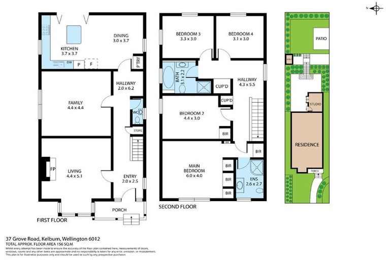 Photo of property in 37 Grove Road, Kelburn, Wellington, 6012