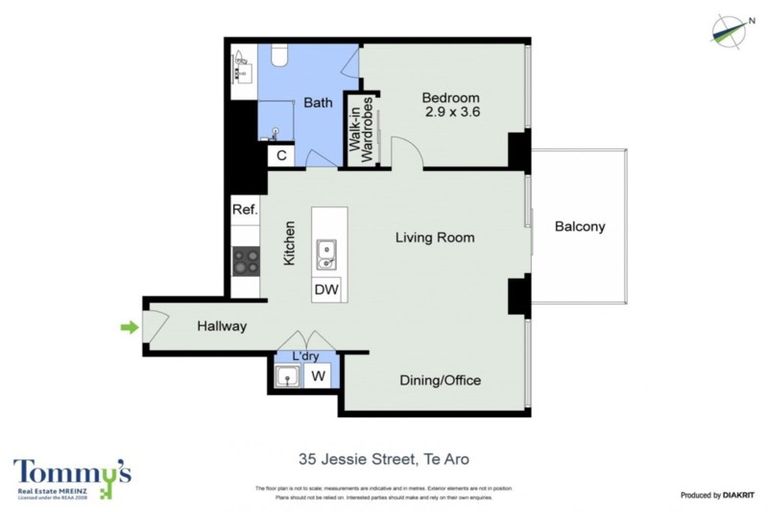 Photo of property in Sol Apartments, 13/37 Jessie Street, Te Aro, Wellington, 6011