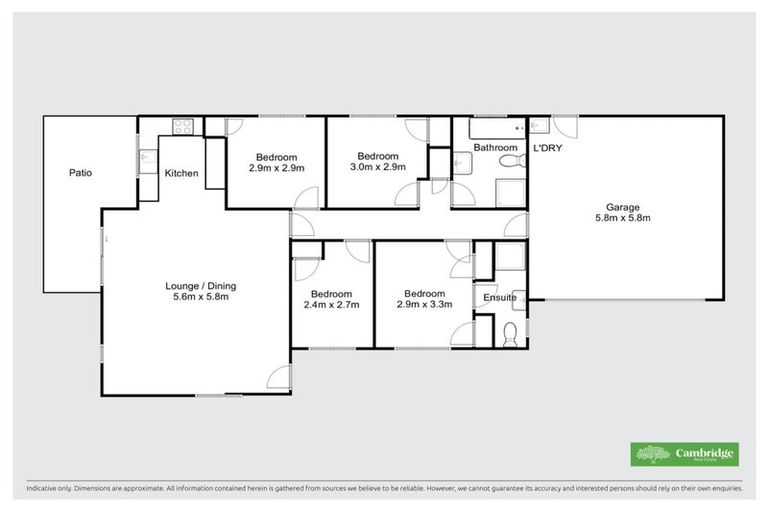 Photo of property in 56a Noel Street, Leamington, Cambridge, 3432