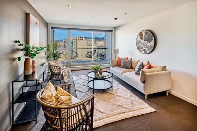 Photo of property in Monument Apartments, 6g/245 Wakefield Street, Te Aro, Wellington, 6011