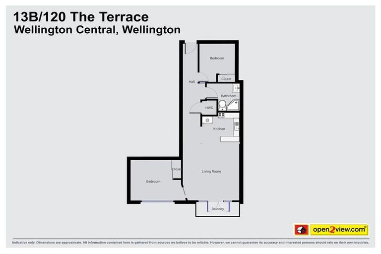 Photo of property in Terrace Garden Apartments, 13b/120 The Terrace, Wellington Central, Wellington, 6011