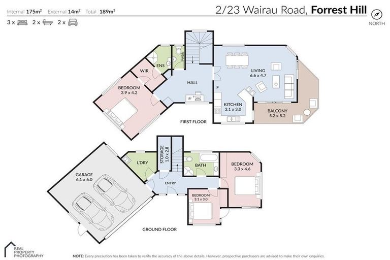 Photo of property in 2/23 Wairau Road, Forrest Hill, Auckland, 0627