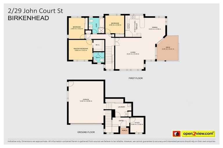 Photo of property in 2/29 John Court Street, Birkenhead, Auckland, 0626