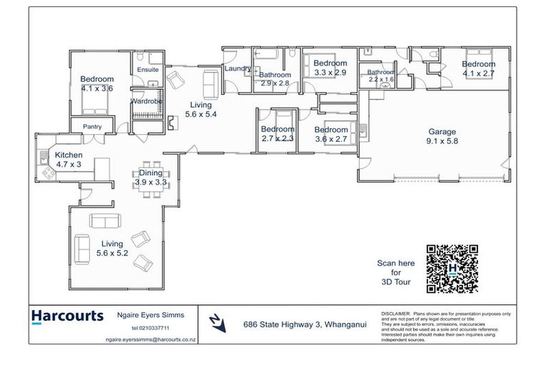 Photo of property in 686 State Highway 3, Kaitoke, Whanganui, 4572