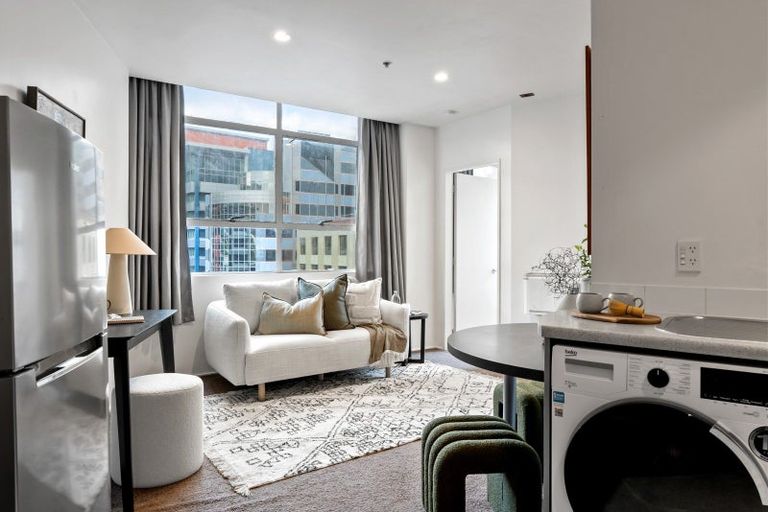 Photo of property in Hume House, 20/152 The Terrace, Wellington Central, Wellington, 6011