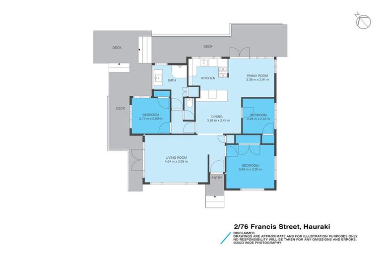 Photo of property in 2/76 Francis Street, Hauraki, Auckland, 0622