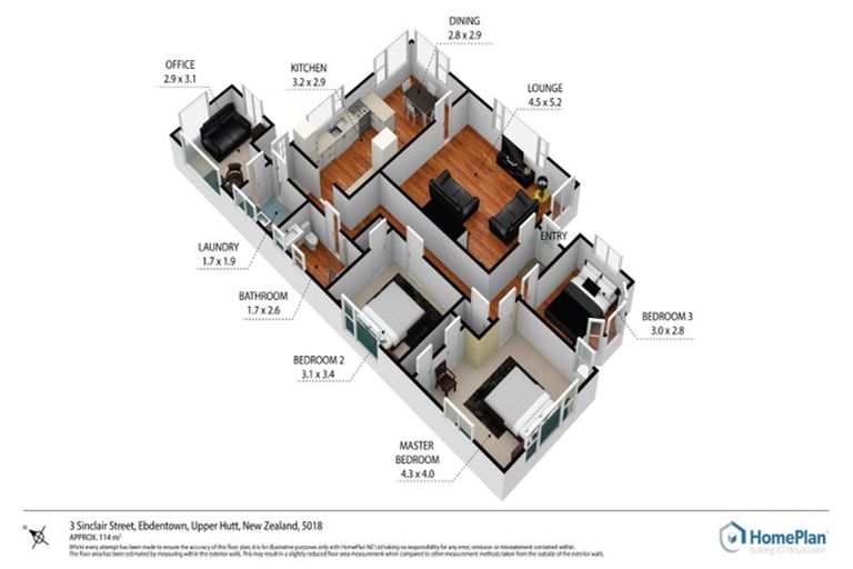 Photo of property in 3 Sinclair Street, Ebdentown, Upper Hutt, 5018