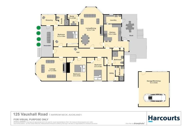 Photo of property in 125 Vauxhall Road, Narrow Neck, Auckland, 0624