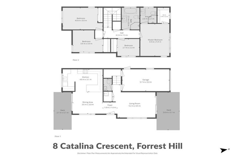 Photo of property in 8a Catalina Crescent, Forrest Hill, Auckland, 0620