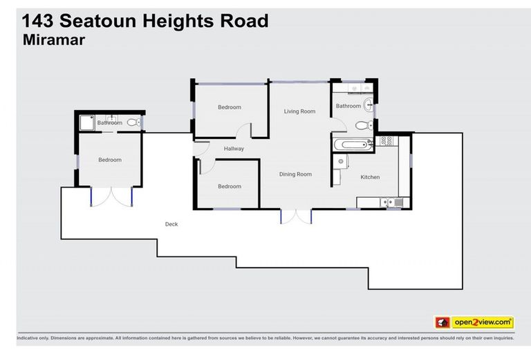 Photo of property in 143 Seatoun Heights Road, Miramar, Wellington, 6022