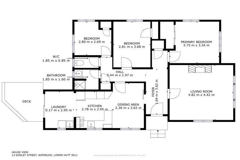 Photo of property in 13 Godley Street, Waterloo, Lower Hutt, 5011