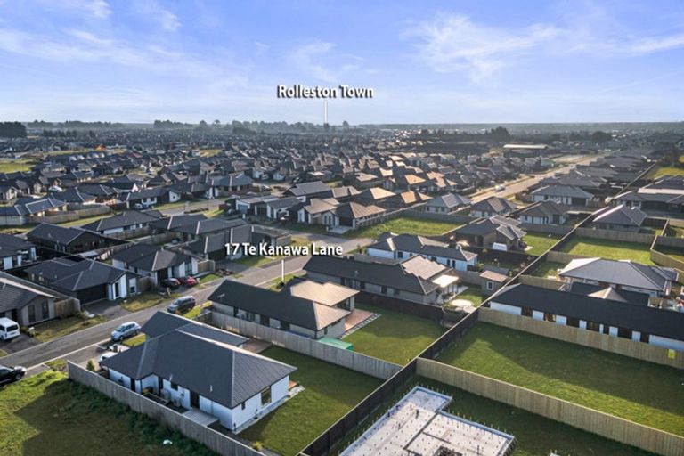 Photo of property in 17 Te Kanawa Lane, Rolleston, 7615