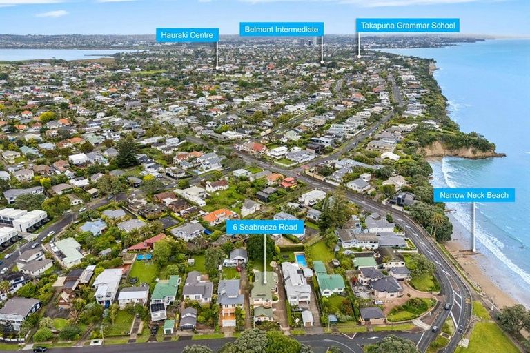 Photo of property in 6 Seabreeze Road, Narrow Neck, Auckland, 0624