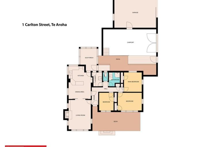 Photo of property in 1 Carlton Street, Te Aroha, 3320