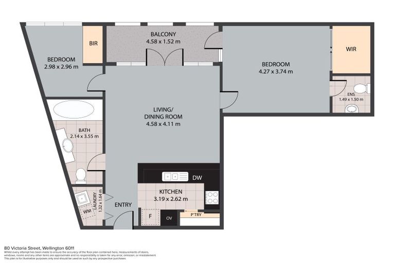 Photo of property in Dominion Apartments, 4/80 Victoria Street, Wellington Central, Wellington, 6011