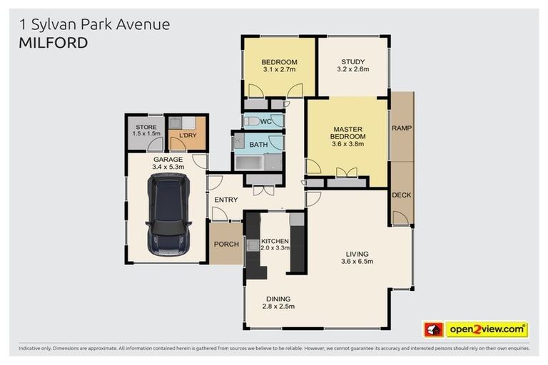 Photo of property in 2/1 Sylvan Park Avenue, Milford, Auckland, 0620