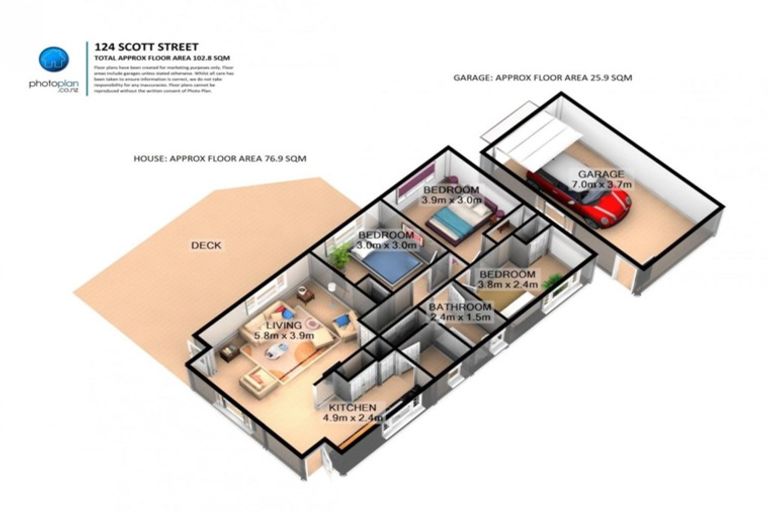 Photo of property in 124 Scott Street, Leamington, Cambridge, 3432