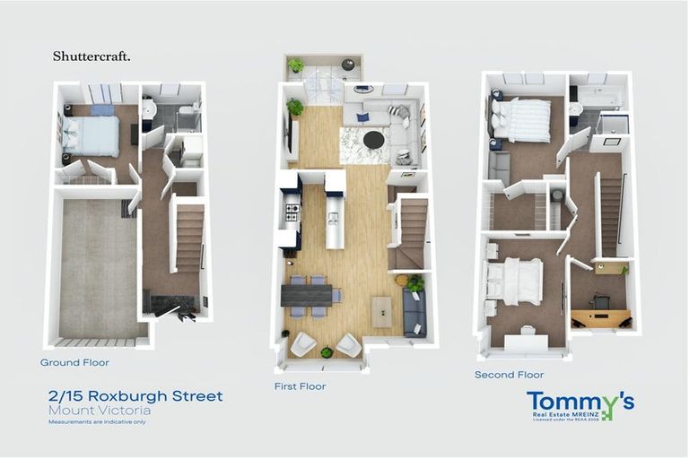 Photo of property in 2/15 Roxburgh Street, Mount Victoria, Wellington, 6011
