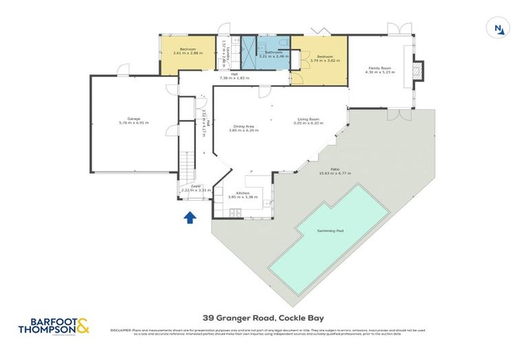 Photo of property in 39 Granger Road, Cockle Bay, Auckland, 2014