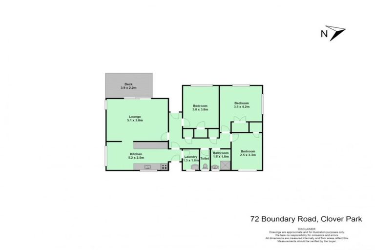 Photo of property in 72 Boundary Road, Clover Park, Auckland, 2019