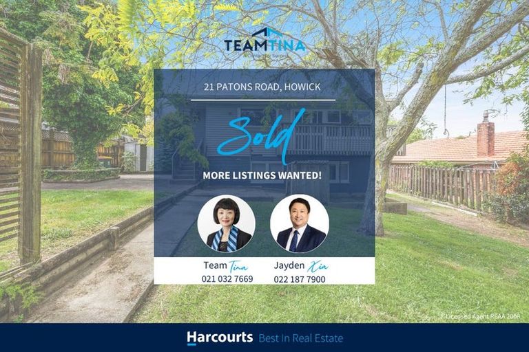 Photo of property in 21 Patons Road, Howick, Auckland, 2014