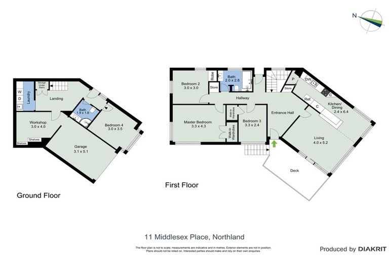 Photo of property in 11 Middlesex Place, Northland, Wellington, 6012