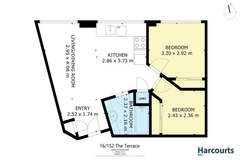 Photo of property in Hume House, 16/152 The Terrace, Wellington Central, Wellington, 6011