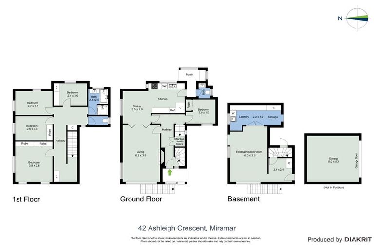 Photo of property in 42 Ashleigh Crescent, Miramar, Wellington, 6022