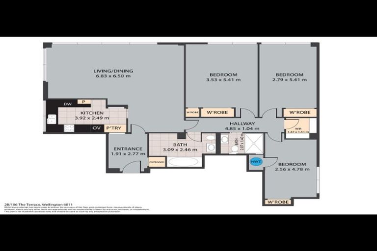 Photo of property in Herbert Gardens, 186 The Terrace, Wellington Central, Wellington, 6011