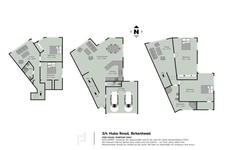 Photo of property in 3/4 Huka Road, Birkenhead, Auckland, 0626